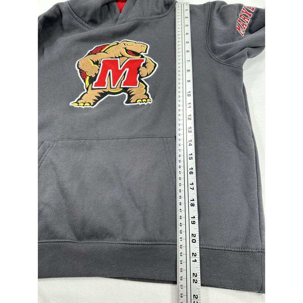 Stadium Athletics Men's NCAA Maryland Terps Hoodie Pullover Sweatshirt Gray L - Picture 9 of 10